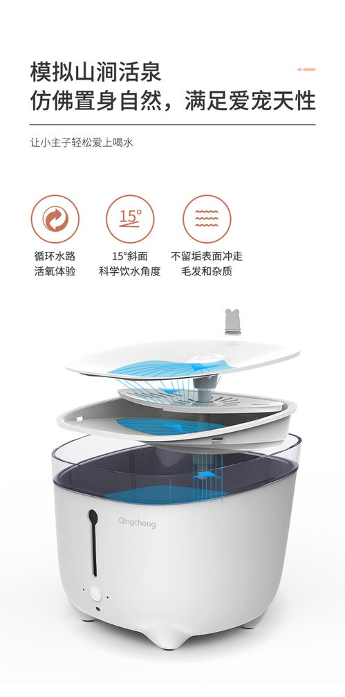 寵物飲水機(jī)的革新 讓貓咪狗狗愛上喝水的智能選擇